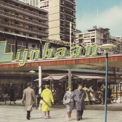 Ansichtkaart Lijnbaan Rotterdam